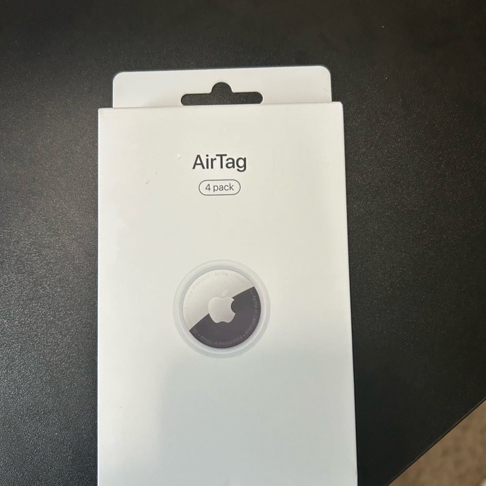 Apple AirTag 4 Pack in box. Never used